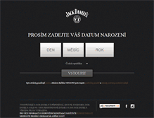 Tablet Screenshot of jackdaniels.cz